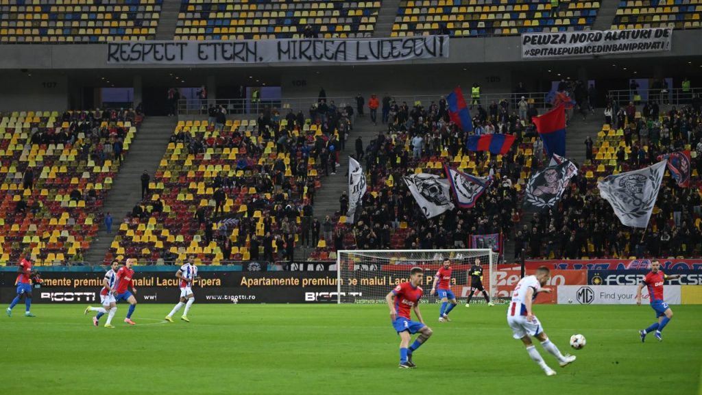 Moment penibil la FCSB – Oțelul! Gestul care l-a umbrit pe Mircea Lucescu