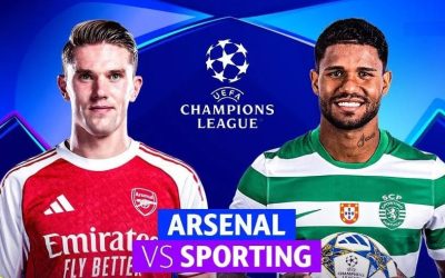 Arsenal – Sporting, duel incendiar în direct: „Tunarii” au prima șansă