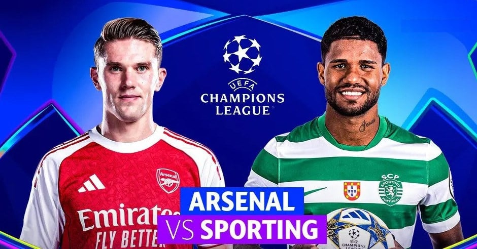 Arsenal – Sporting, duel incendiar în direct: „Tunarii” au prima șansă