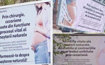 Diana Buzoianu atacă panourile despre cezariană: „Fake news” în București