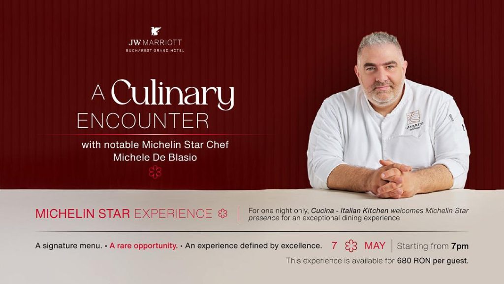 Chef Michele De Blasio, la Cucina: O seară culinară de excepție