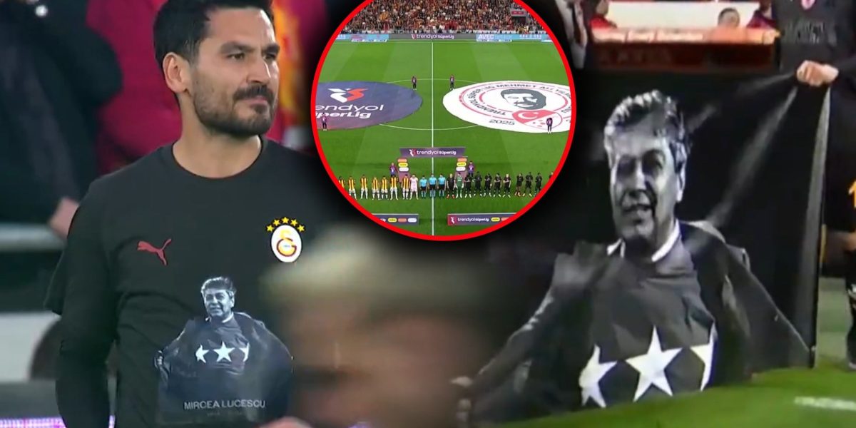 Lucescu, omagiat la Galatasaray: Tricouri speciale și banner pentru „Il Luce”
