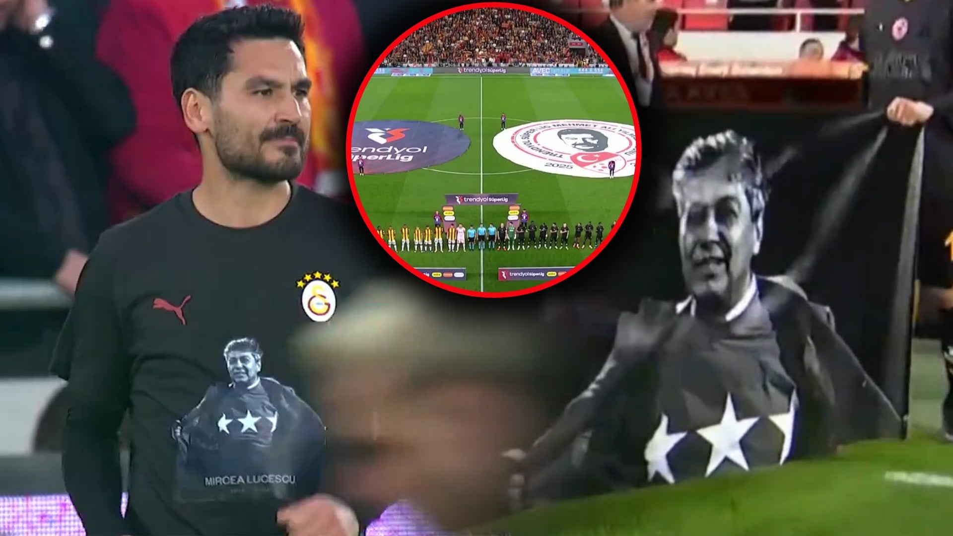 Lucescu, omagiat la Galatasaray: Tricouri speciale și banner pentru „Il Luce”