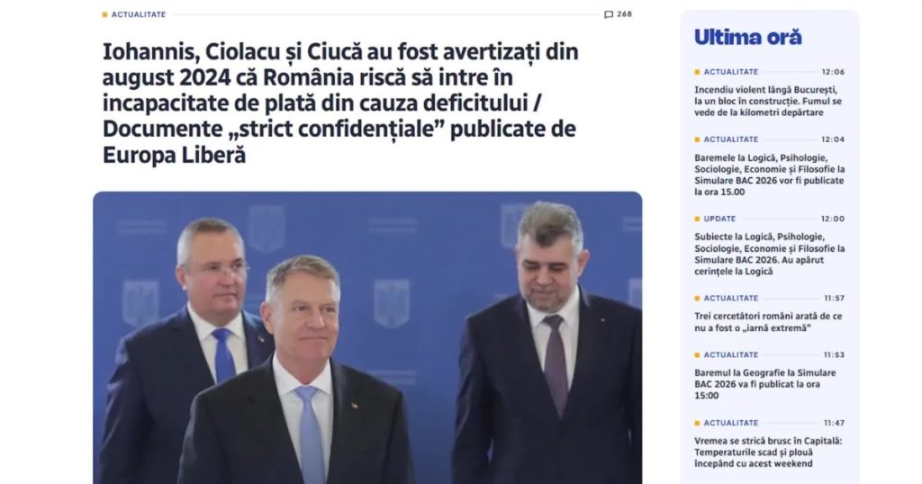 Europa Liberă, în topul surselor citate în presa din România