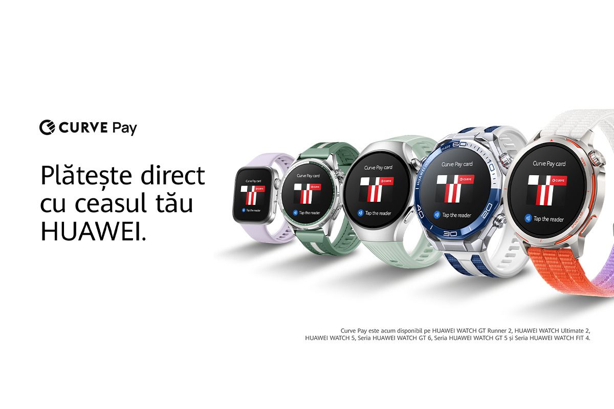 Funcția Tap-to-Pay pe HUAWEI WATCH se Extinde în Europa: Plăți Contactless Simplificate HUAWEI anunță o extindere majoră a serviciului Curve Pay în Europa, acoperind acum peste 30 de piețe, inclusiv toate statele membre ale Uniunii Europene, Regatul Unit, Norvegia, Islanda și Liechtenstein