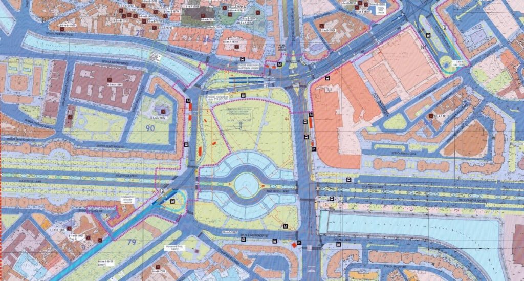 Noul nod de transport din Piața Unirii, avizat de instituțiile de securitate Primăria Capitalei a obținut avize favorabile pentru proiectul de conectare a liniilor de tramvai 21 și 32, care include un nou nod de transport în Piața Unirii