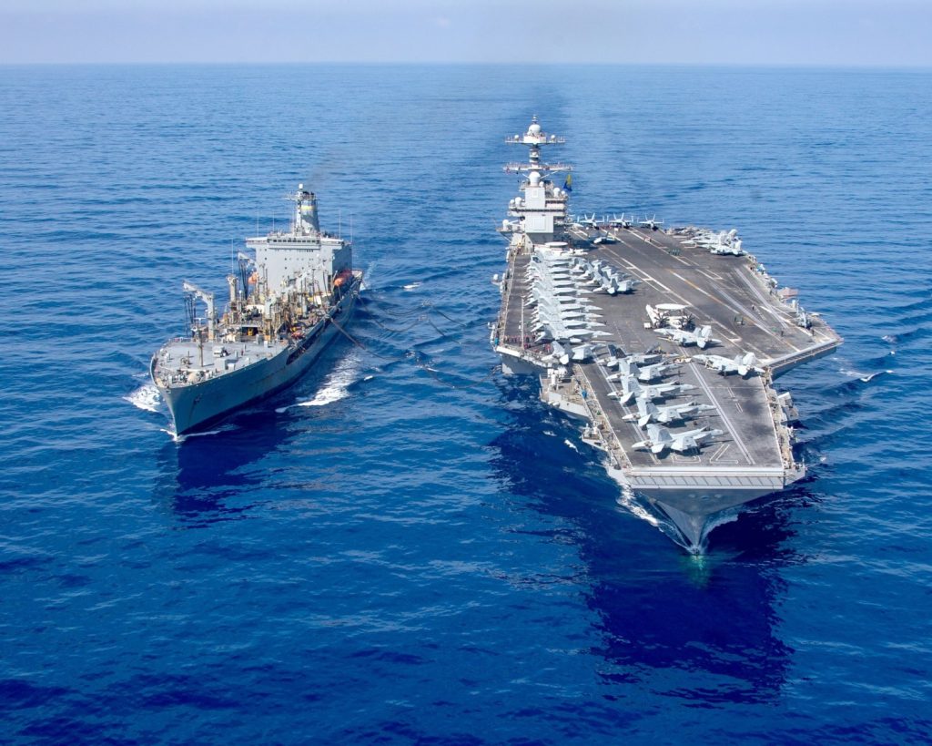 Gigantul USS Gerald Ford revine în Orientul Mijlociu, pe fondul tensiunilor