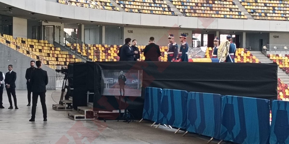 Sicriul lui Mircea Lucescu, la Arena Națională. Răzvan și familia, alături de „Il Luce”