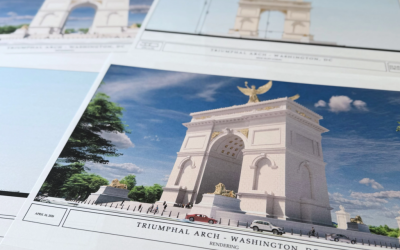 Trump vrea triumf monumental la Washington: De trei ori mai înalt ca-n București