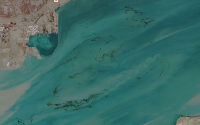 Deversări MASIVE de petrol în Golful Persic, vizibile din SPAȚIU, după atacuri