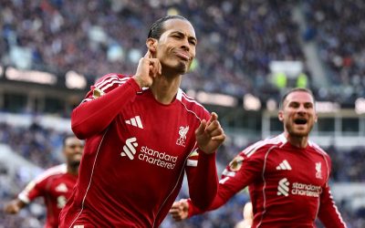 Van Dijk, eroul lui Liverpool în prelungiri: Derby-ul „Merseyside”, cucerit dramatic