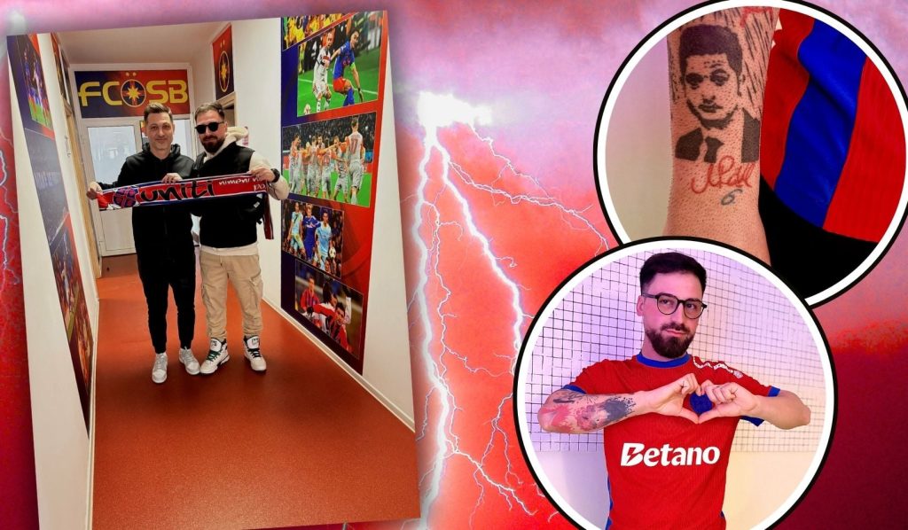 RădoiMania: Fanii FCSB nu-l lasă pe Mirel să plece! Un suporter și-a tatuat chipul antrenorului, exclusiv
