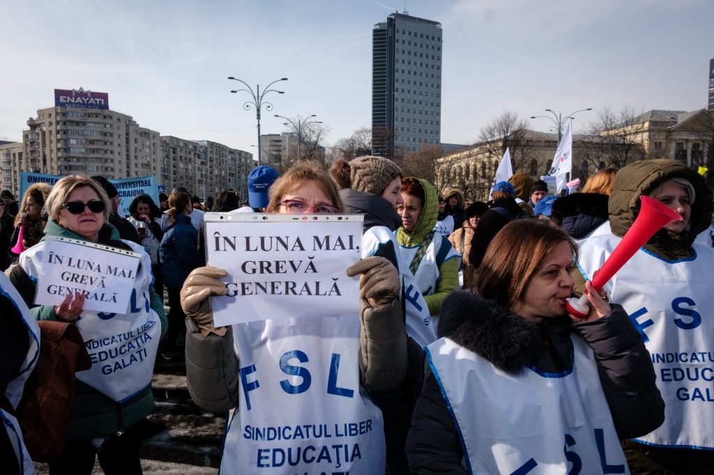 Sindicaliștii din Învățământ, PROTEST față de Ministerul Educației: Ce cer