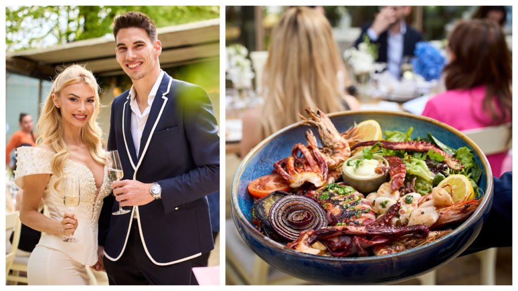 Bucate alese și distracție! Imagini de colecție de la nunta Andreei Bălan