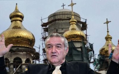 Gigi Becali și-a construit buncăr antiatomic sub biserica pe care o ridică în Pipera. Patronul FCSB s-a transformat în coordonator de șantier în Postul Paștelui