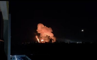 Explozie puternică la CET Vest din București. Incendiu la transformatoare