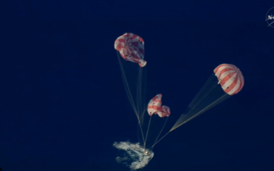 Orion, înapoi pe Pământ: Imagini spectaculoase după 10 zile în spațiu