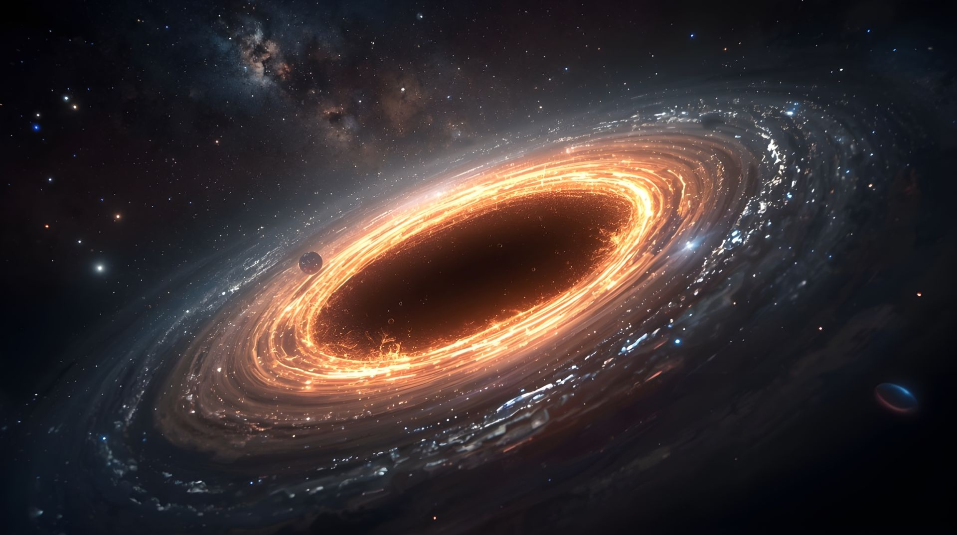Astronomii au identificat motivul pentru care găurile negre supermasive, adevărați monștri ai Universului, au încetinit ritmul de creștere: pur și simplu, nu mai au „combustibil”