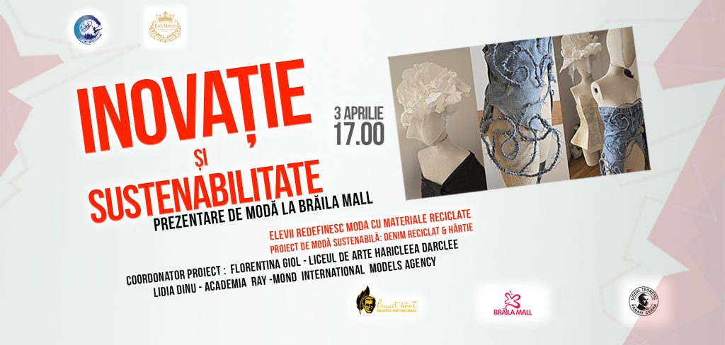 Braila: Elevii fac senzație cu o prezentare de modă sustenabilă la mall, în „Săptămâna Verde”