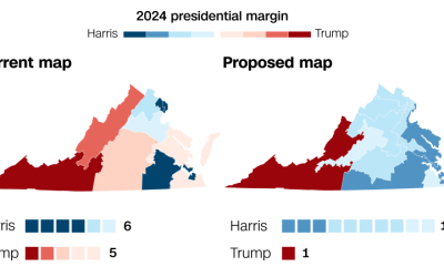 A look at Virginia Democrats’ proposed US House map