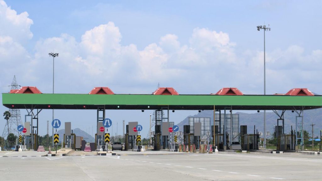 statie de taxare pe autostrada