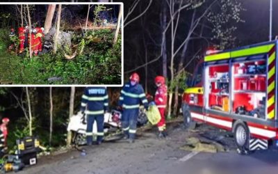 Accident teribil de Paște pe DN1: Doi tineri și-au pierdut viața într-un răsturnare