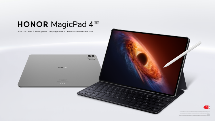 Honor lansează în România tableta MagicPad 4: Performanță de PC într-un design subțire