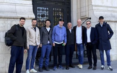 Petrescu (City Grill) și Savopol (5 to go) la discuții cu Ciucu despre terasele tot anul