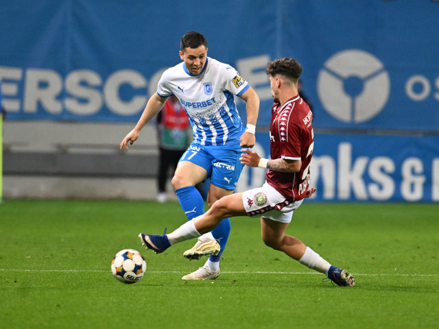 Universitatea Craiova învinge Rapid: 1-0! Oltenii, victorie ACUM, pe Digi Sport 1
