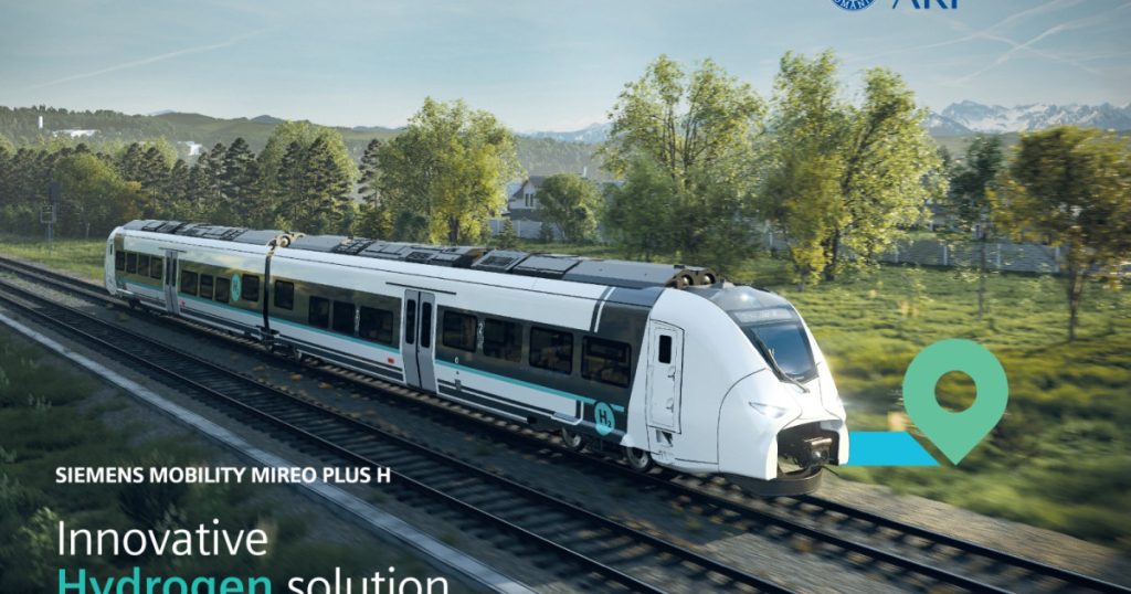 Trenuri electrice pe hidrogen pentru România: ARF semnează cu Siemens