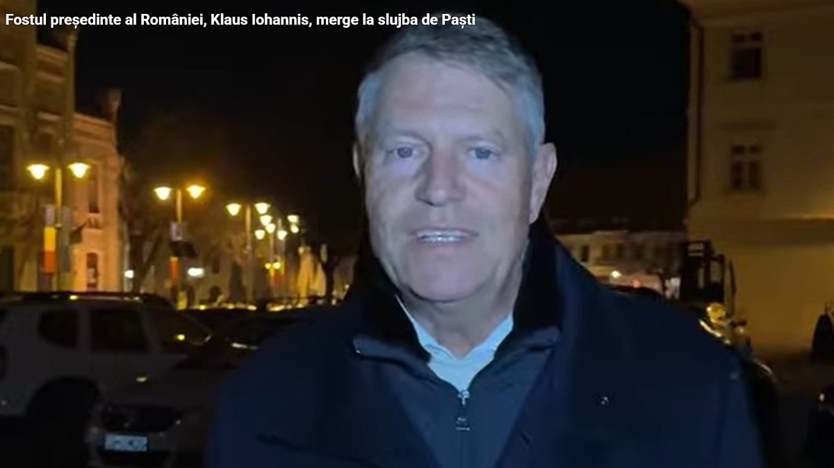 Iohannis, la slujba de Înviere: „Sărbători Pascale binecuvântate!”