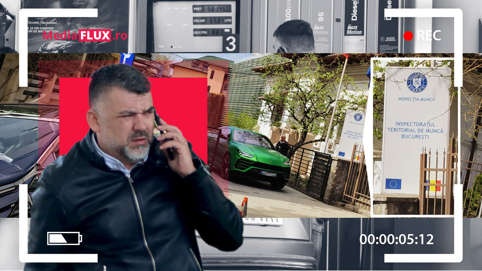 PAPARAZZI Șeful ITM București, Costel Grojdea, vine zilnic la instituție cu un Lamborghini Urus de 300.000 de euro FOTO și VIDEO