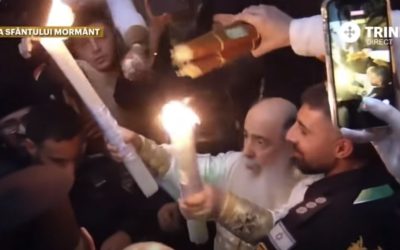 Sfânta Lumină de la Ierusalim, în România: Flacăra așteptată a ajuns