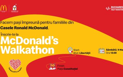 McDonald’s, cursă caritabilă de 1 km la București Half Marathon!