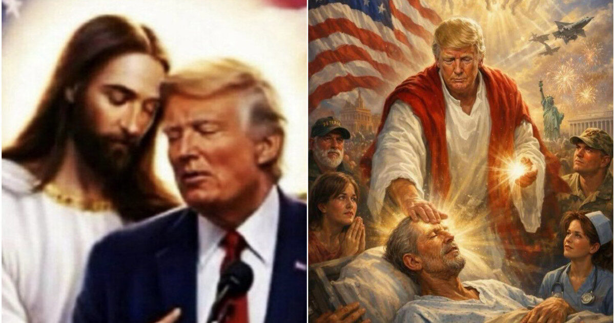 Donald Trump, din nou la „brațul” lui Hristos: Scandal cu o imagine AI