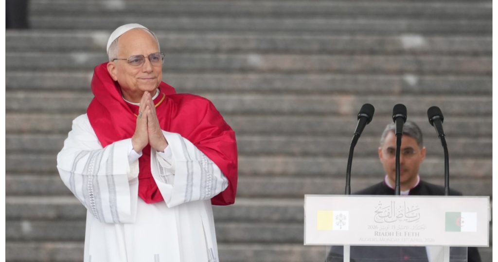 Papa Leon al XIV-lea, în Algeria: Întâlnire cu președintele Tebboune