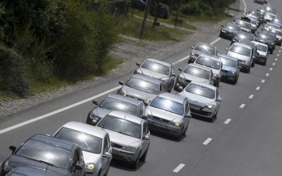Aglomerație infernală pe Valea Prahovei și autostrăzi după Paște