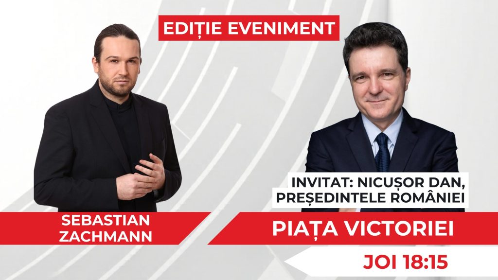 Nicușor Dan, față în față cu Sebastian Zachmann