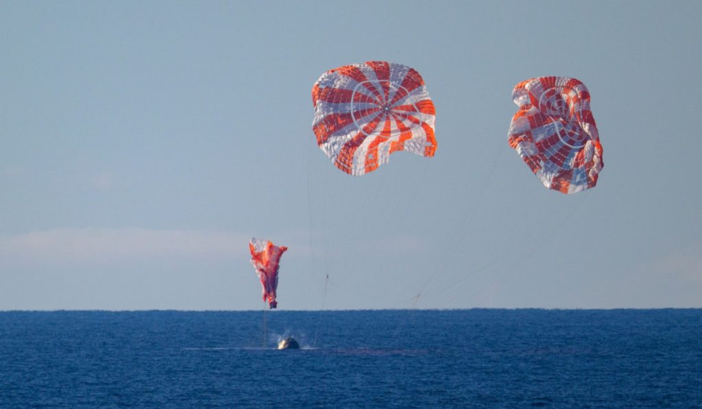 Orion a aterizat în Pacific: Record Uimitor pentru Misiunea Artemis II