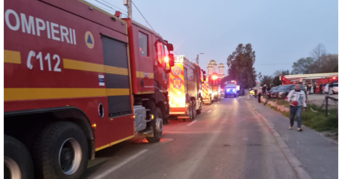 Bărbatul cu arsuri grave din incendiul din Constanța a murit