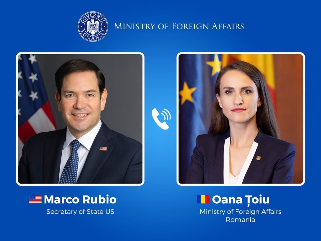 Oana Țoiu și Senatorul Marco Rubio au discutat despre securitate, economie și parteneriatul bilateral Senatorul american MARCO RUBIO și OANA ȚOIU au avut o convorbire recentă, axată pe o serie de subiecte de interes comun