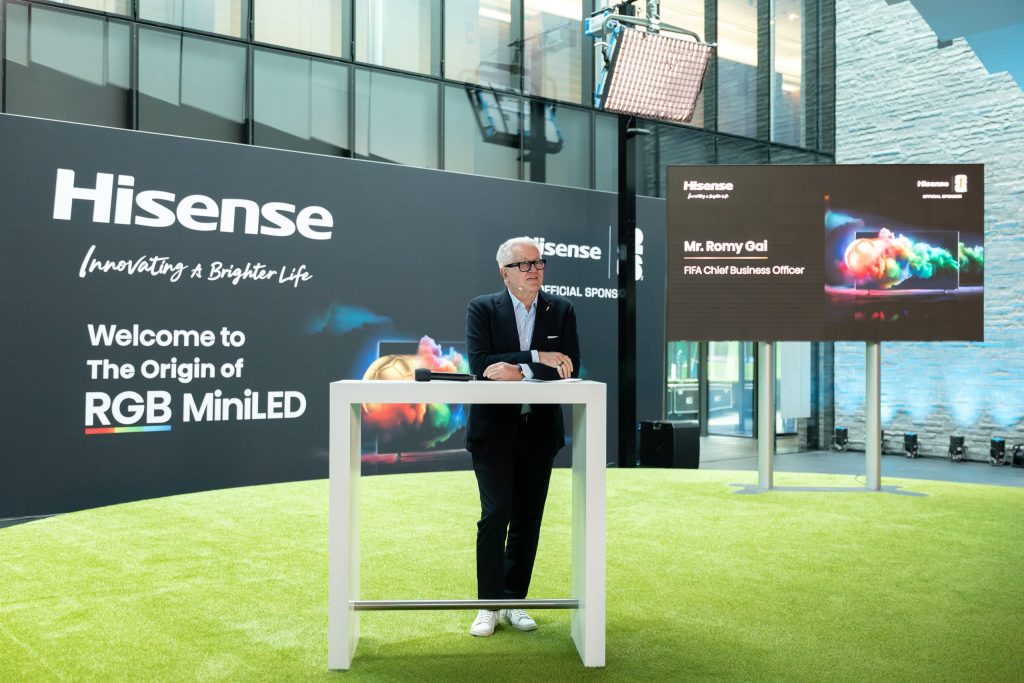 Hisense dezvăluie televizoare MiniLED 2026 la FIFA, în forța parteneriatului