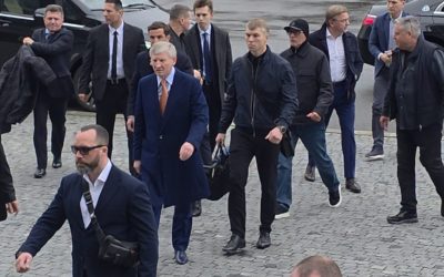 Rinat Ahmetov, unul dintre cei mai influenți oligarhi din Europa de Est, a fost prezent la București pentru a-și lua rămas bun de la Mircea Lucescu