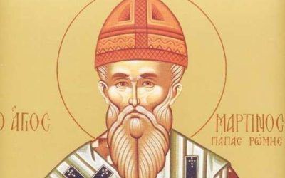 Sfântul Martin, Episcopul Romei, sfidând prigoana: Omagiu pe 14 aprilie