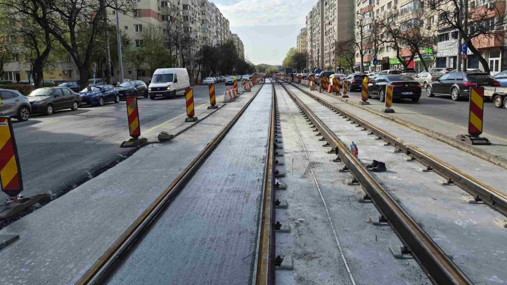 Lucrările la tramvaie pe Chișinău și Basarabia, spre finalizare, anunță Club Feroviar