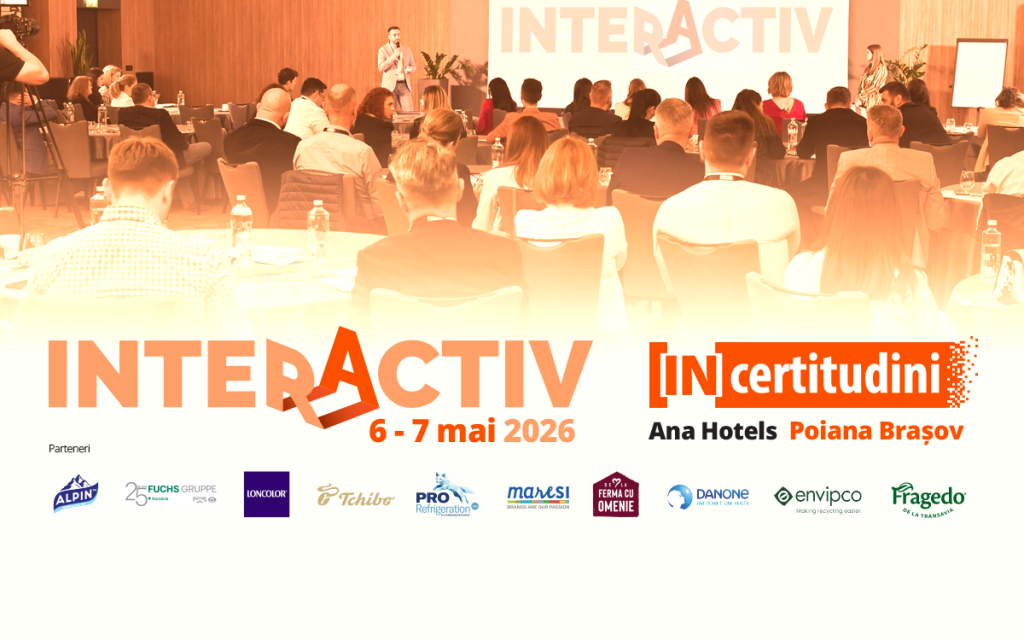 INTERACTIV Revine la Poiana Brașov pentru cea de-a 21-a ediție, explorând (In)Certitudinile Evenimentul INTERACTIV, dedicat comunităților locale de retaileri și producători, revine în acest an cu cea de-a 21-a ediție