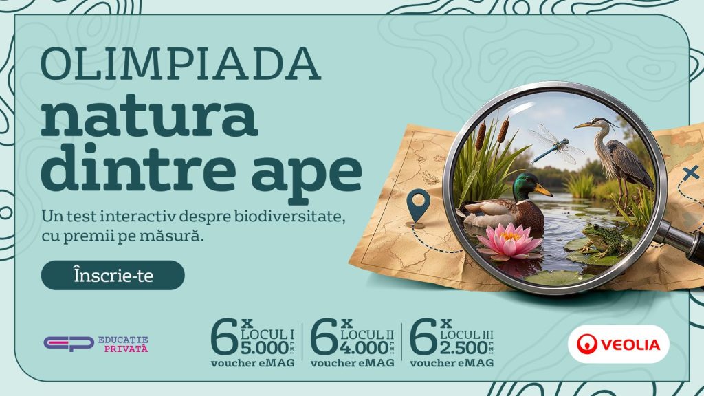 Apa Nova București, companie a Grupului Veolia, extinde competiția educațională „Natura dintre Ape” la nivel național