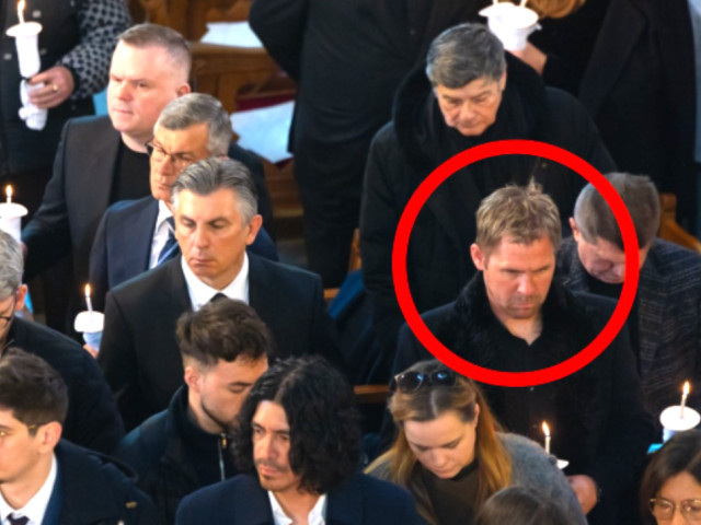 Apariție șoc la înmormântarea lui Mircea Lucescu. Cine era „străinul”?