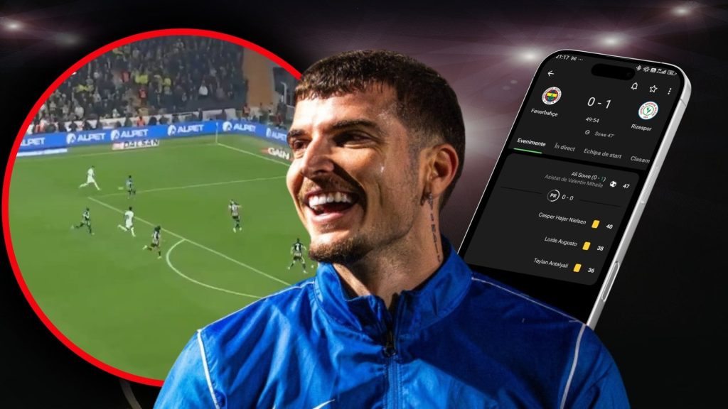 Mihăilă, bijuterie în Turcia: Pasă de gol de senzație contra lui Fenerbahce