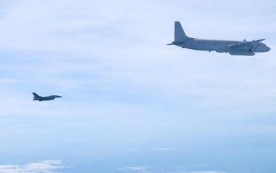 Avion de spionaj rusesc, interceptat de piloții români lângă Lituania